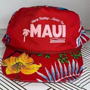 Nissin Mens Cap Hat One Size Multicolor‎ Maui American Family Insurance Tropical
